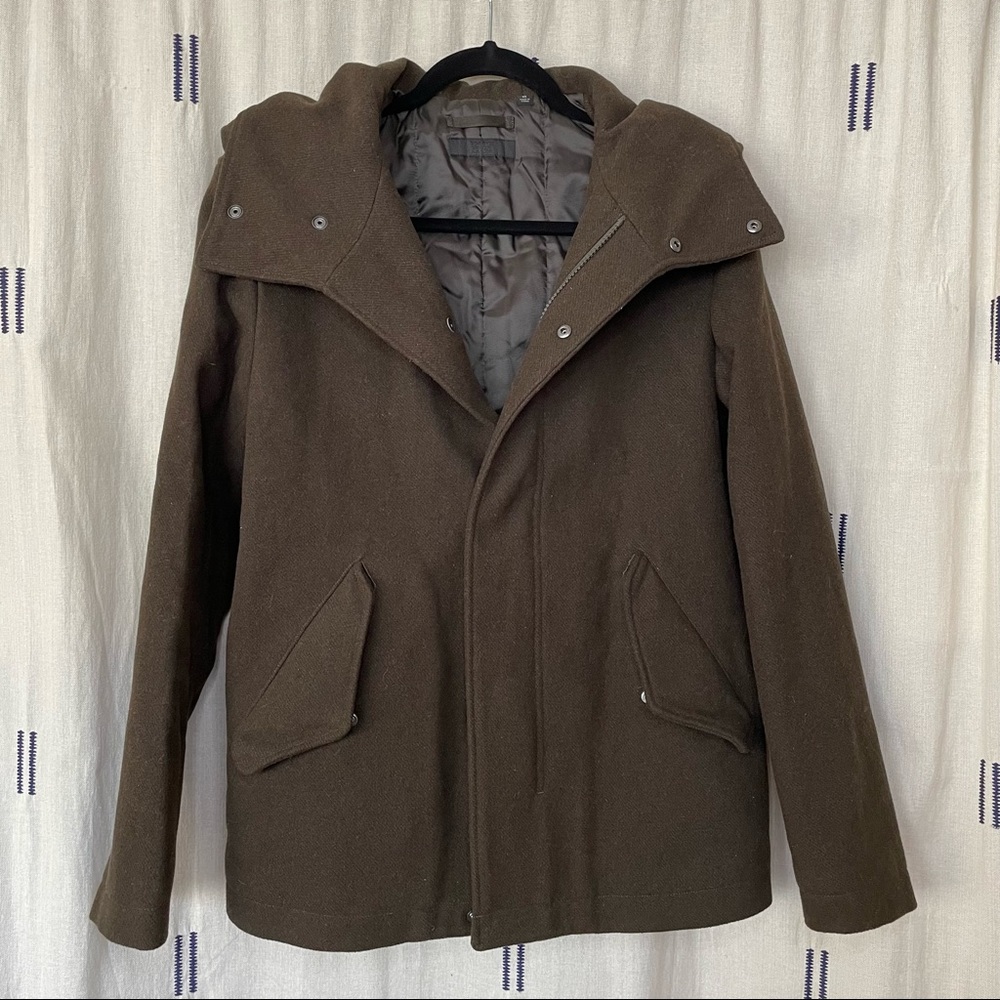 Uniqlo Wool Hooded Jacket